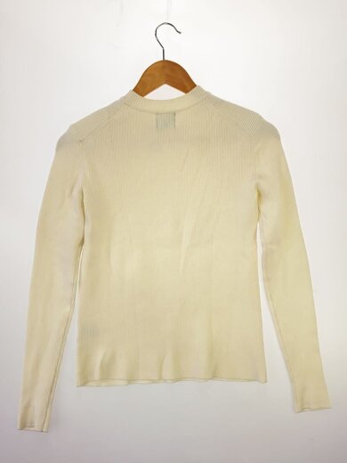 商品画像：ベーシックリブニット/S/ポリエステル/ホワイト/5S214 2