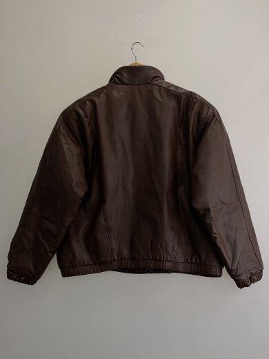 商品画像：黒タグ/レディース合わせ/レザーダウンジャケット・ブルゾン/L/レザー/BRW// 2
