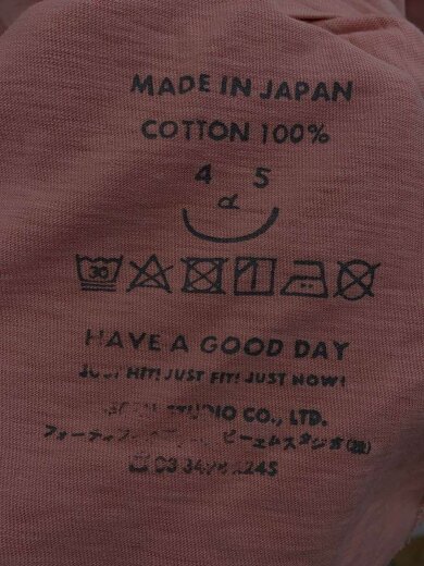 商品画像：バックポケット/長袖Tシャツ/--/コットン/PNK// 3