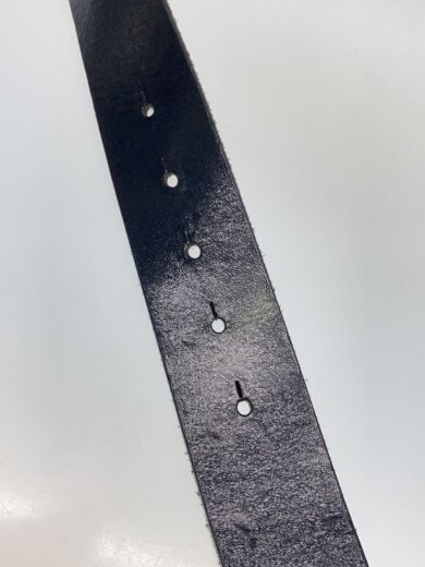 商品画像：バックルベルト/レザー/BLK/メンズ// 4
