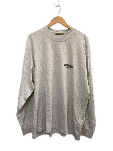 商品画像：長袖Tシャツ/L/コットン/GRY/RN#090233// 1