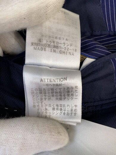 商品画像：スーツ/46/ウール/BLU/ストライプ 6