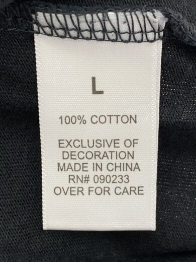 商品画像：Tシャツ/L/コットン/BLK// 4