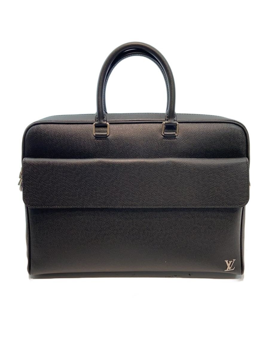 LOUIS VUITTON / アレックス・ブリーフケース_タイガ_BLK/レザー/BLK