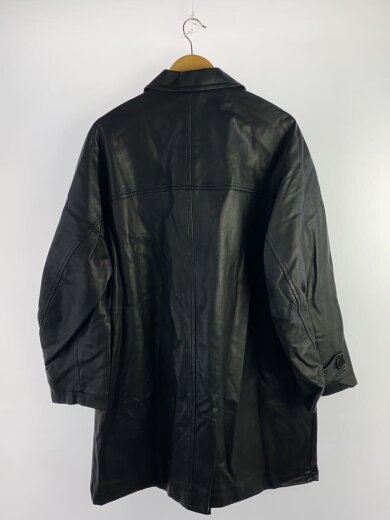 商品画像：aere/フェイクレザーコート/--/ポリエステル/BLK 2