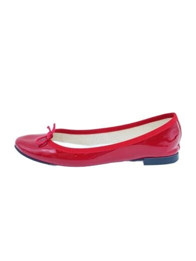 商品画像：フラットパンプス/37/RED/エナメル/V086VE// 1