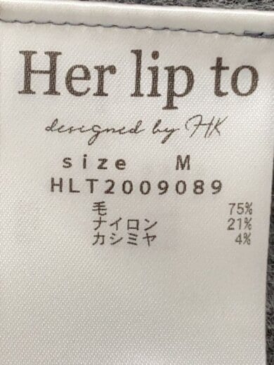 商品画像：長袖ワンピース/M/ウール/GRY 4