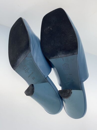 商品画像：スクウェアトゥミュール/36/BLU/レザー 4