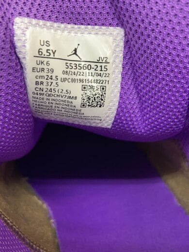 商品画像：ローカットスニーカー_553560-215/24.5cm/マルチカラー 5