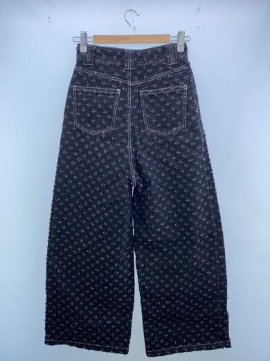 商品画像：ワイドパンツ/38/コットン/BLK/無地/21231465705 2