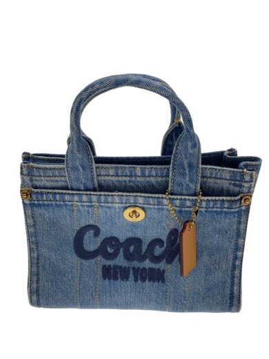 画像：COACHデニムカーゴトート/トートバッグ/IDG/プリント/J2457-CZ1001