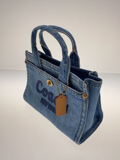 画像：COACHデニムカーゴトート/トートバッグ/IDG/プリント/J2457-CZ1002