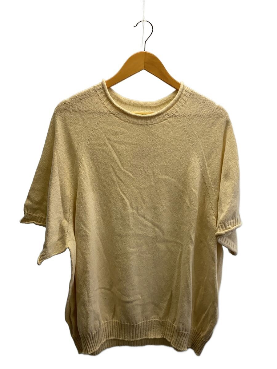 superNova. / Wholegarment big knit tee - Cotton cashm/M/コットン/BEG