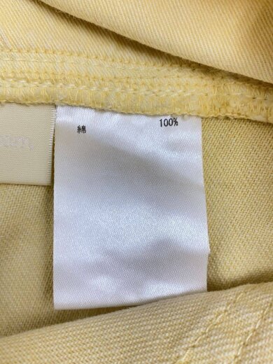 商品画像：ワイドパンツ/36/コットン/YLW/無地 5