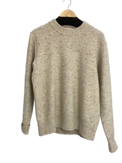 商品画像：ニット・セーター(厚手)/38/ウール/CRM/無地 1