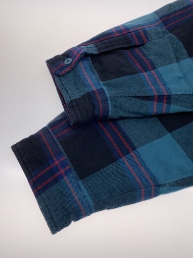 商品画像：長袖シャツ/L/コットン/BLU/チェック 5