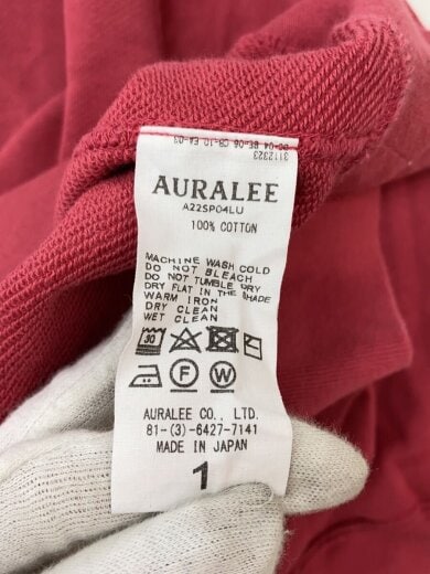 商品画像：スウェット/1/コットン/RED/無地/A22SP04LU 4