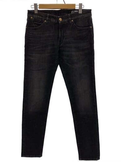 商品画像：スキニーパンツ/33/コットン/BLK/無地 1