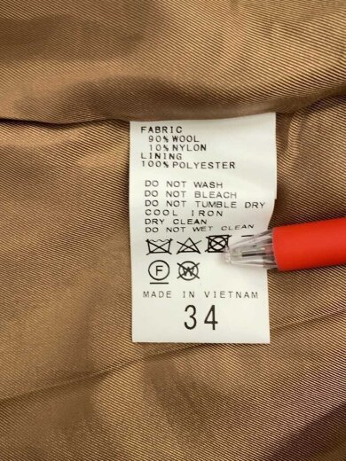 商品画像：コート/34/ウール/BRW 4