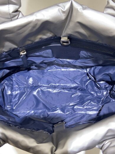 商品画像：ハンドルひび割れ/コココクーンPM/スモール/ハンドバッグ/SLV 6