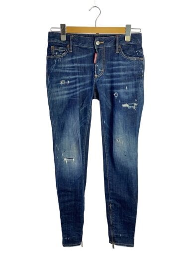 商品画像：スキニーパンツ/38/コットン/BLU/無地/s72lb0020/Medium waist skinny 1