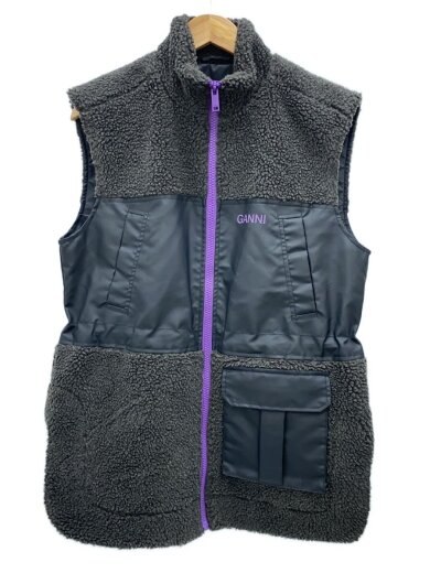 商品画像：ベスト/34/ポリエステル/GRY 1