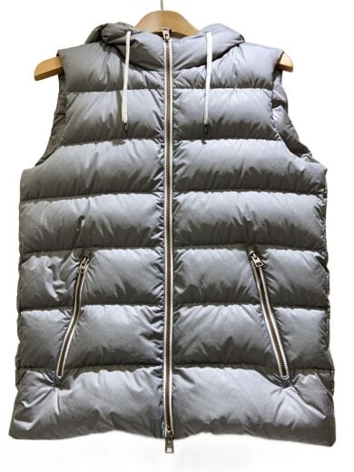 商品画像：resort/ダウンベスト/44/ポリエステル/GRY/PI00086UR-12455-9406 1