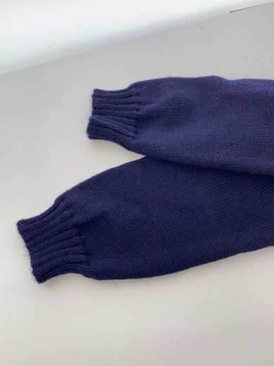 商品画像：ウールニット/34/NVY 6