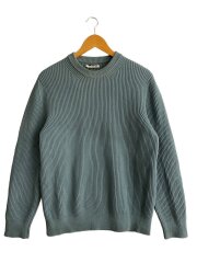 18AW/SUPER FINE WOOL RIB KNIT/4/ウール/BLU/A8AP01RK