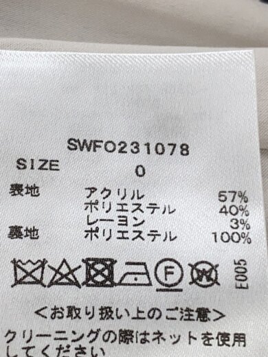 商品画像：バリエトレンチナローワンピース/0/アクリル/BLK/チェック/SWFO231078 5