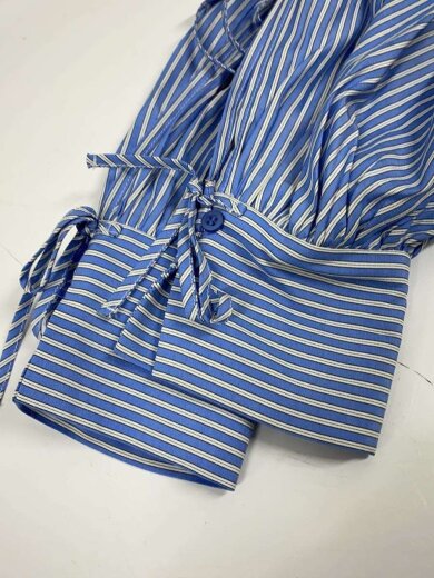 商品画像：25SS/長袖シャツ/2/ポリエステル/BLU/ストライプ 5