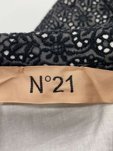 商品画像：N°21/シルクレーススカート/花柄/36/ブラック/P16EN2M0C0115574 4