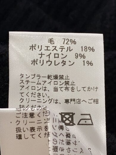 商品画像：ニット・セーター(厚手)/FREE/ウール/BLK 5