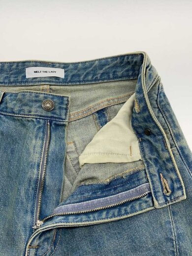 商品画像：ストレートパンツ/S/コットン/BLU 3