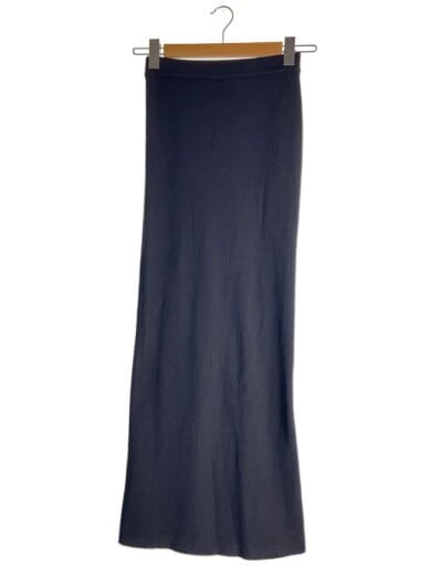 商品画像：ロングスカート/FREE/ポリエステル/BLK/CH105049ER-06/16Gインプレリニットタイトスカート 1