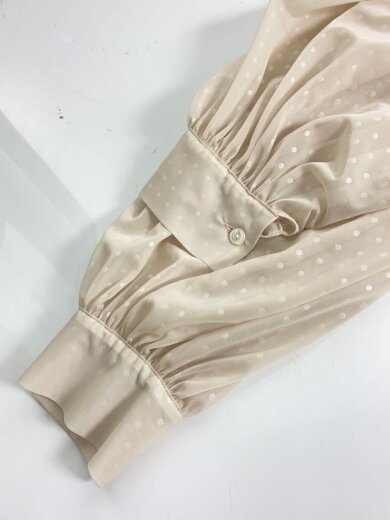 商品画像：長袖シャツ/--/ポリエステル/IVO/ドット/24-051-200-1060-3-0ブラウス 6