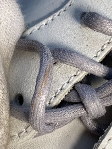 商品画像：ローカットスニーカー/25.5cm/WHT/レザー/HS-6009 8