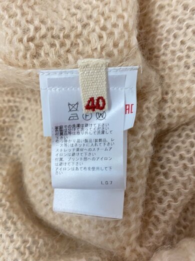 商品画像：ニット・セーター(薄手)/40/モヘア/BEG/花柄/GCMD0247PQUFU186 4