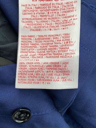 商品画像：スラックスパンツ/44/ウール/NVY/無地/PUMU0286U0 6