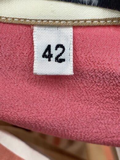 商品画像：ギャザー/イタリア製/長袖シャツ/42/コットン/マルチカラー/ストライプ/FAD8543 4