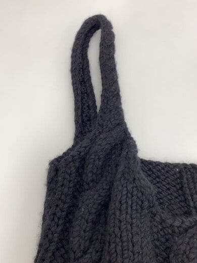 商品画像：ニットベスト(厚手)/38/ウール/BLK 5