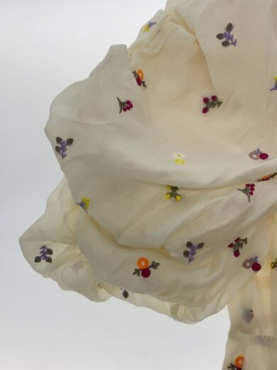 画像：CELFORD小花刺繍ペプラムブラウス/36/--/CRM/花柄/CWFB2511165