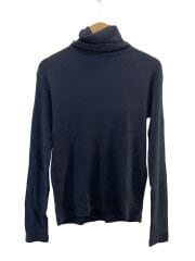 21AW/ウールタートルネックニットセーター/ブラック/21-070-500-7051