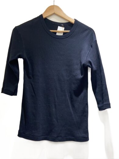 商品画像：リブニット/ニット・セーター(薄手)/--/コットン/BLK/無地/25-070-500-7050-3-0 1