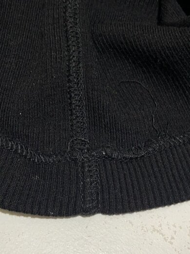 商品画像：リブニット/ニット・セーター(薄手)/--/コットン/BLK/無地/25-070-500-7050-3-0 7