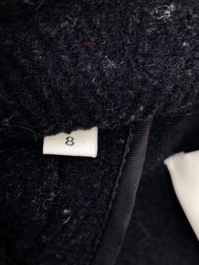 商品画像：チェスターコート/8/--/BLK/ヘリンボーン// 4