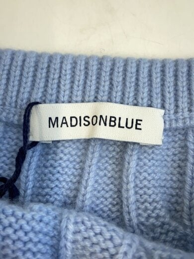 商品画像：CRASHED CABLE KNIT SK/スカート/1/カシミア/BLU/MB224-8003// 4