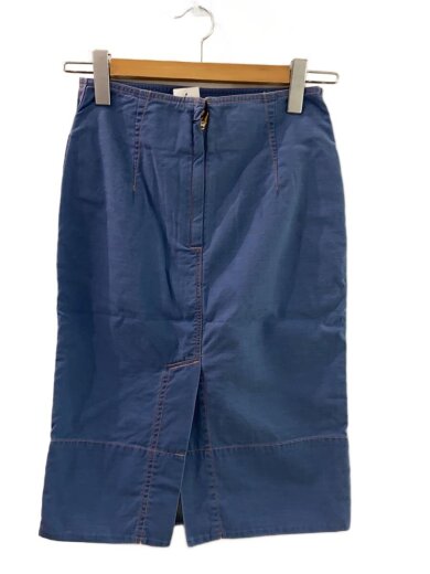 商品画像：SOFIE BACK SATIN TIGHT SKIRT/スカート/1/コットン/BLU/MB999-6701 1
