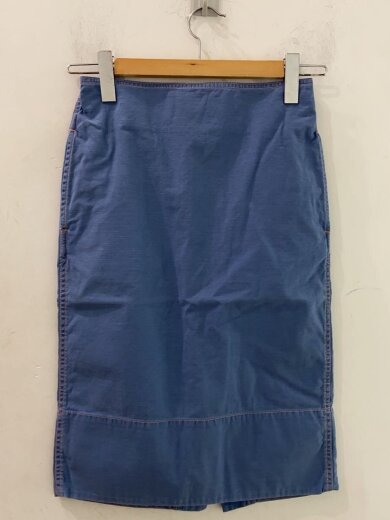 商品画像：SOFIE BACK SATIN TIGHT SKIRT/スカート/1/コットン/BLU/MB999-6701 2