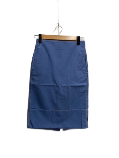 商品画像：SOFIE BACK SATIN TIGHT SKIRT/スカート/1/コットン/BLU/MB999-6701 1